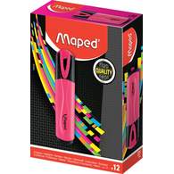 Маркер-выделитель Maped Fluo Peps Classic, розовый