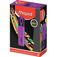 Текстовыделитель MAPED FLUO PEP'S CLASSIC, 1-5мм, фиолетовый