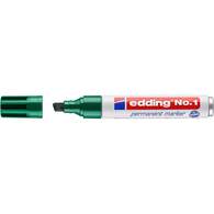 Маркер перманентный EDDING 1/004, 1-5мм, скошенный, зеленый