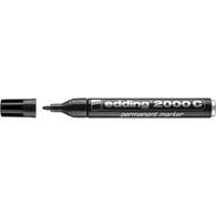 Маркер перманент Edding 2000C/001, 1,5-3мм, заправляемый, черный