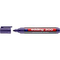 Маркер перманент Edding 300/008, 1,5-3мм, фиолетовый
