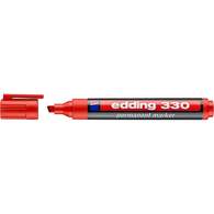 Маркер перманент Edding 330/002, 1-5мм, красный