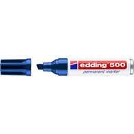 Маркер перманент Edding 500/003, 2-7мм, синий