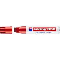 Маркер перманент Edding 850/002, 5-16мм, красный