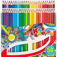 Цветные карандаши Kolores 50 шт