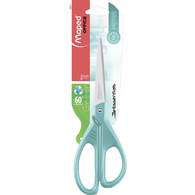 Ножницы эргономичные 21 см, MAPED ESSENTIALS COLOR, бирюзовые, асимметричные, в блистере