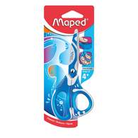 Ножницы 13 см, MAPED ZENOA FIT, с рисунком на лезвиях, обрезиненные ручки с системой 