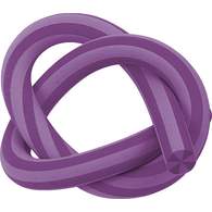 Ластик BRUNNEN гнущийся диаметр 1см, длина 33см, фиолетовый