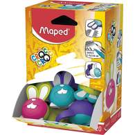 Ластик-пазл для точного стирания, MAPED CROC CROC PUZZLE BUNNY, для ч/г карандашей и термочувствительных чернил, ассорти, в дисплее