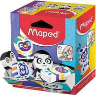 Ластик фигурный декорированный, MAPED ERGO FUN MULTI COLOR, эргономичный, ассорти, в дисплее
