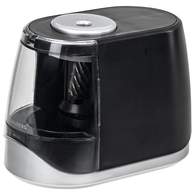 Точилка электрическая BRAUBERG ONE фреза с автостопом, 4 батарейки AA/USB (под адаптер)