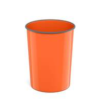 Корзина для бумаг литая пластиковая ErichKrause Caribbean Sunset, 13.5л, оранжевая