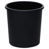 Корзина для бумаг Стамм, литая, 18 литров, черный