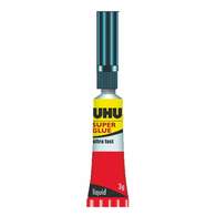 Клей для мелкого ремонта UHU super glue, 3 г, блистер