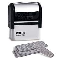 Штамп самонаборный Colop Printer 60 Set-F, 76*37 мм, без рамки-9 строк, с рамкой-7 строк