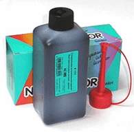 Штемпельная  краска NORIS для хлопковых тканей, на спиртовой основе 250мл, красная 320DS