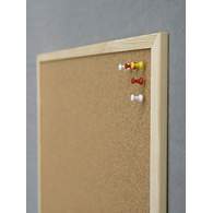 Доска пробковая 120х80 см Ecoline TC128/C 2x3, рамка-дерево