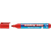 Маркер для флипчарта (бумаги) EDDING 380/002, 1,5-3мм, круглый, красный