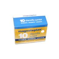 Магниты Magnetoplan Junior d=34х9мм, 10шт/уп, в коробке, белые 1662100