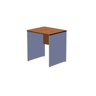 Офисный стол шир. 60 см на панельном каркасе 70 см, вишня оксфорд/серый A16.1127/CH10