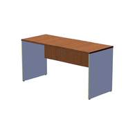 Офисный стол шир. 60 см на панельном каркасе 150 см , ясень коимбра/серый A16.1135/AC10