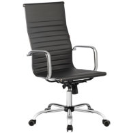 Кресло для руководителя Easy Chair 711 TPU черное (искусственная кожа, металл) 