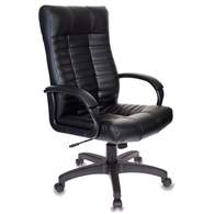 Кресло для руководителя  KB-10/BLACK черный, искусственная кожа