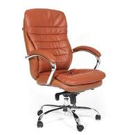 Офисное кресло Chairman 795 Россия кожа коричневая