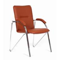 Офисное кресло Chairman 850 экокожа Terra 111 коричневый (собр.)