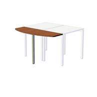 Брифинг-приставка для 2-х столов 60 + 60 см с опорой 40 х 40, вишня оксфорд A16.3412/CH