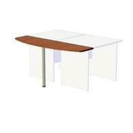 Брифинг-приставка для 2-х столов 70 + 80 см с опорой O 50, вишня оксфорд A16.3215/CH