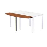 Брифинг-приставка для 2-х столов 70 + 80 см с опорой 40 х 40, вишня оксфорд A16.3415/CH