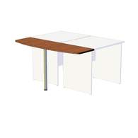 Брифинг-приставка для 2-х столов 70 + 70 см с опорой O 50, ясень коимбра A16.3214/AC