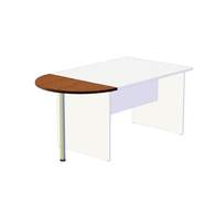 Брифинг-приставка для конференц -стола с опорой d 60, вишня оксфорд B16.3209/CH