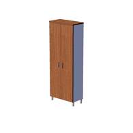 Комбинированный офисный шкаф-гардероб (глуб. 36 см) широкий 5 уровней, вишня оксфорд C16.7804/CH