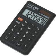 Калькулятор карманный Citizen SLD-200N, 8-разрядный, черный