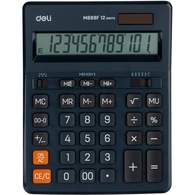 Калькулятор настольный полноразмерный Deli EM888F, 12-р,дв.пит.,202x159мм,т-син