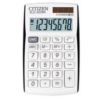Калькулятор карманный 8 разрядный, белый,черный кант, CITIZEN SLD 322BK