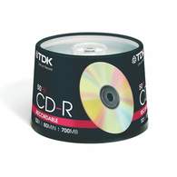 Диски TDK CD-R 700 Мб 52*Cake/50