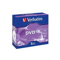 Диск DVD±R Verbatim 4.7Gb, 16х, slim/5шт