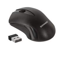 Мышь беспроводная SONNEN M-661Bk, USB, 1000 dpi, 2 кнопки + 1 колесо-кнопка, оптическая, черная