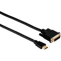 Hama 00034033Кабель соединительный 
Разъемы: HDMI 1.1 - DVI/D (штырь / 18-pin digital + 1-pin analog)
Коннекторы: Позолоченные
Длина: 2 м