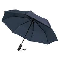 Складной зонт Magic с проявляющимся рисунком, темно-синий