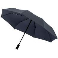 Складной зонт doubleDub, темно-синий, синий