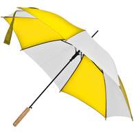 Зонт-трость Milkshake белый с желтым