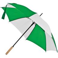 Зонт-трость Milkshake белый с зеленым