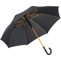 Зонт-трость с цветными спицами Color Style оранжевый