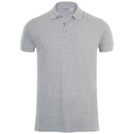Рубашка поло мужская PHOENIX MEN серый меланж, размер XXL