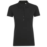 Рубашка поло женская PHOENIX WOMEN черная, размер XL