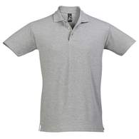 Рубашка поло мужская SPRING 210 серый меланж, размер 3XL